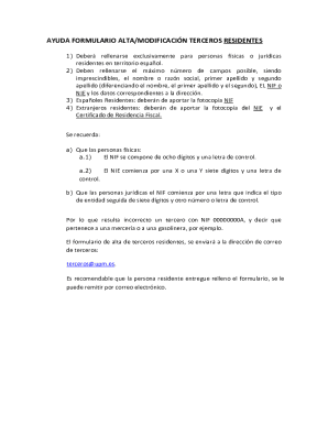 Spanish Resident Third-Party Registration Form