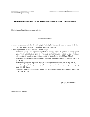 Parenting Leave Rights Declaration