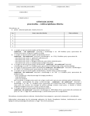 Parent Employee Rights Declaration