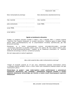 Medical Consent Form