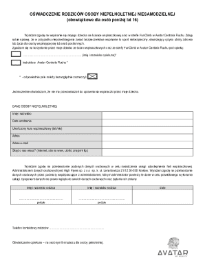 Parental Consent Form for Climbing