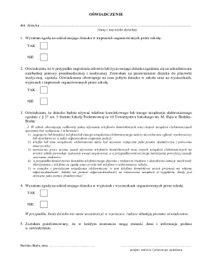 Child Consent Form