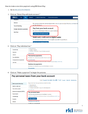 IRS Direct Pay Guide