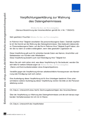 Data Privacy Confidentiality Agreement