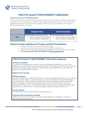 Practice Quality Improvement Submission