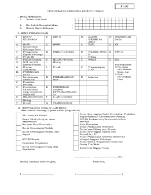 Indonesian Population Event Registration Form