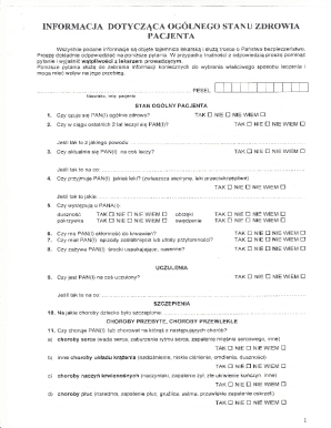 Medical History Form