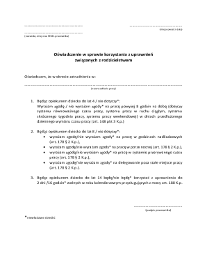 Parental Leave Rights Declaration