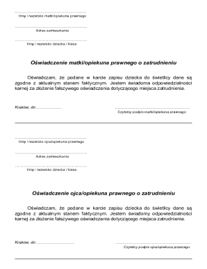 Childcare Center Enrollment Form