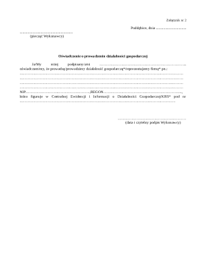 Business Activity Declaration Form