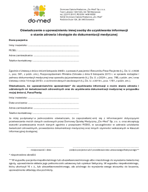 Medical Authorization Form