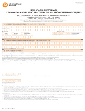 PPK Resignation Declaration Form