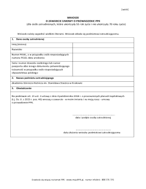 PPK Enrollment Request Form