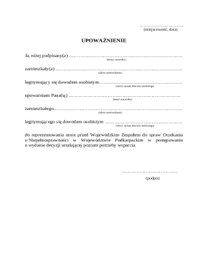 Power of Attorney for Disability Benefits