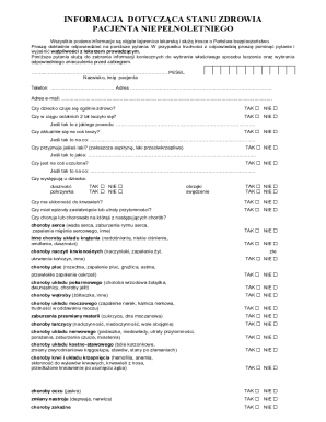 Medical Consent Form for Minor Patient