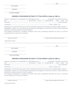 Polish Parental Leave Request Form