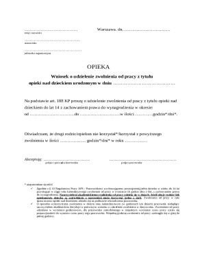 Poland Parental Leave Request Form