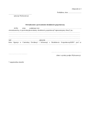 Business Activity Declaration Form