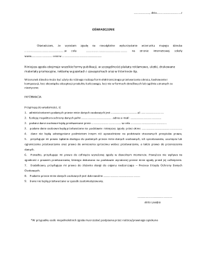 Child Image Consent Form