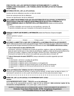 Ambetter Health Information Authorization Form