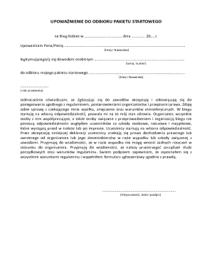 Authorization to Receive Starter Package