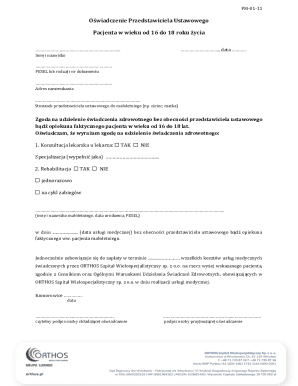 Legal Guardian Consent Form