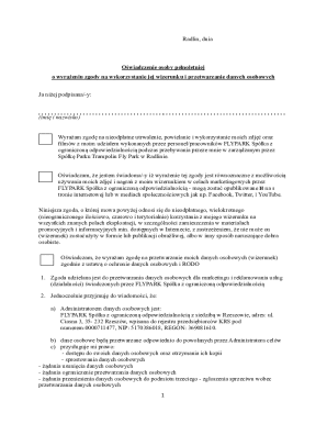 Consent Form for Image and Data Processing