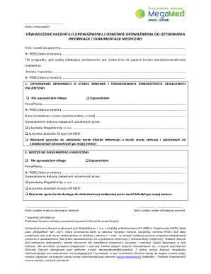 Patient Authorization Form
