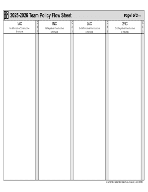 2025-2026 Team Policy Flow Sheet