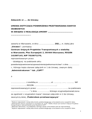 Data Processing Agreement