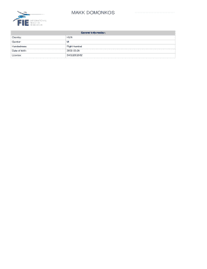 Hungarian Driver's License Application