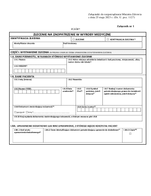 Medical Device Order Form