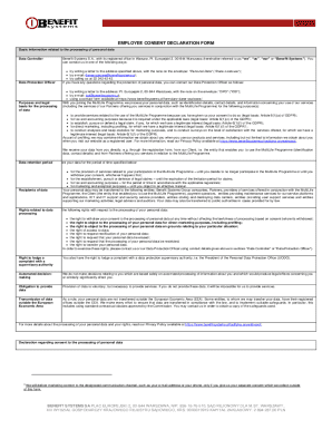 Employee Consent Declaration Form