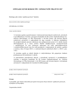 Parental Consent Form