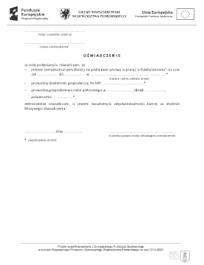 Parent Employment Declaration Form