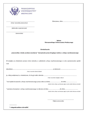 Parent Parental Leave Declaration