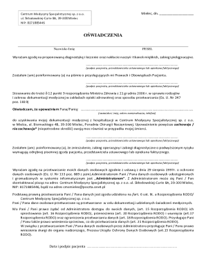 Medical Consent Form