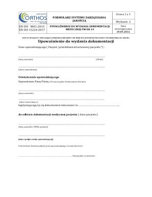 Medical Records Authorization Form