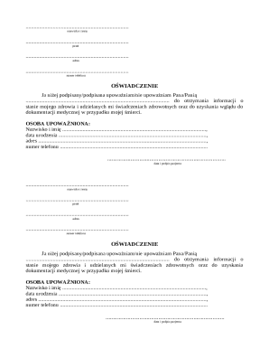 Medical Consent Form