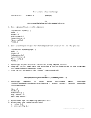 Residential Lease Agreement Template