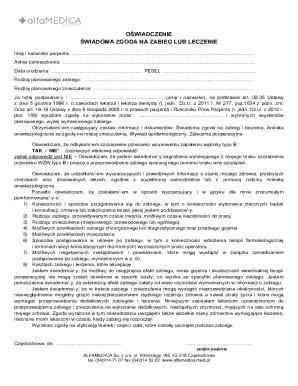 Medical Consent Form