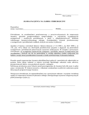 Medical Consent Form