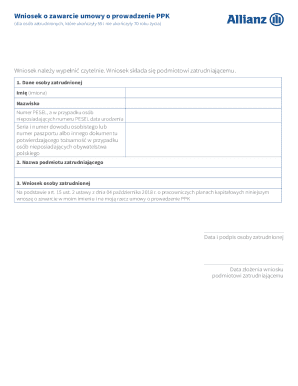 PPK Enrollment Application Form