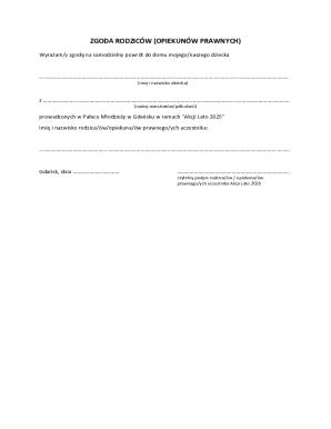 Parental Consent Form