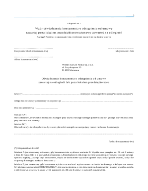 Consumer Withdrawal Form