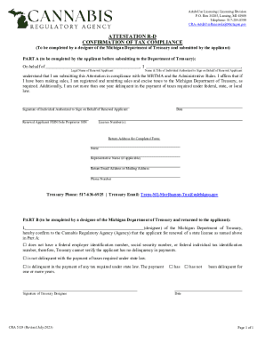 Michigan Adult-Use Licensing Renewal Attestation