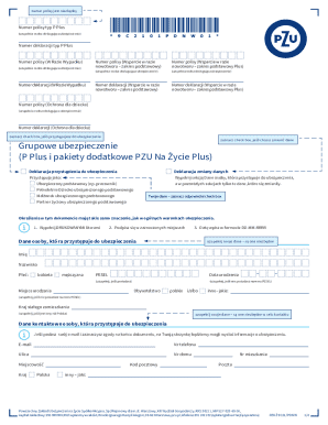 PZU Life Insurance Declaration Form