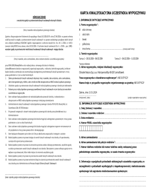 Child Camp Participation Form