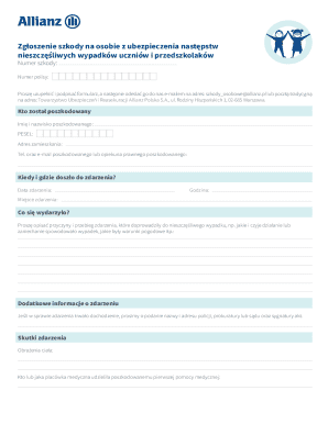 Allianz Accident Claim Form