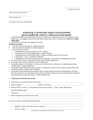 Special Education Needs Assessment Form